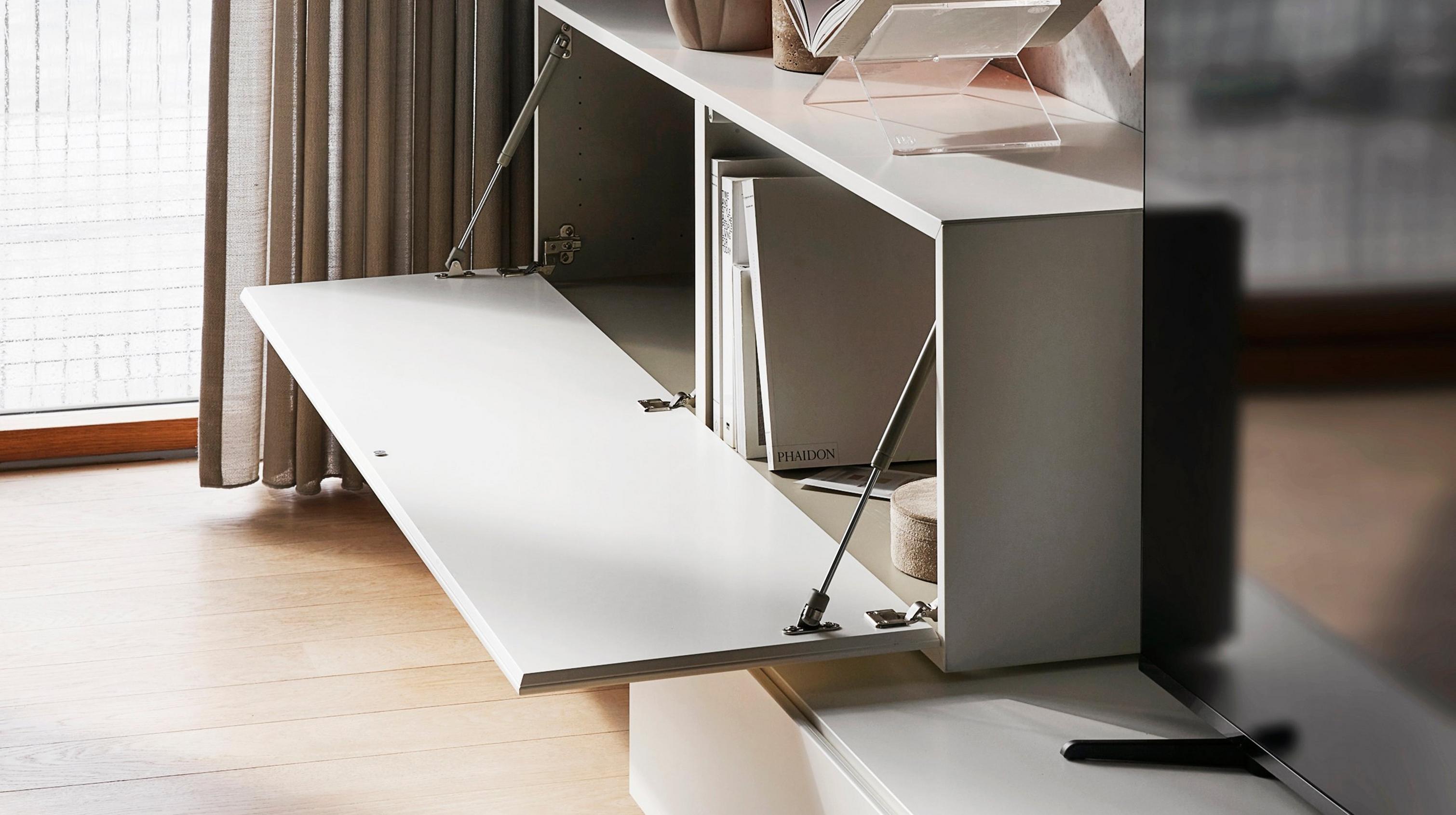 Lugano TV/Hi-Fi ユニット ドロワー付 | Media unit | Lugano | Morten
